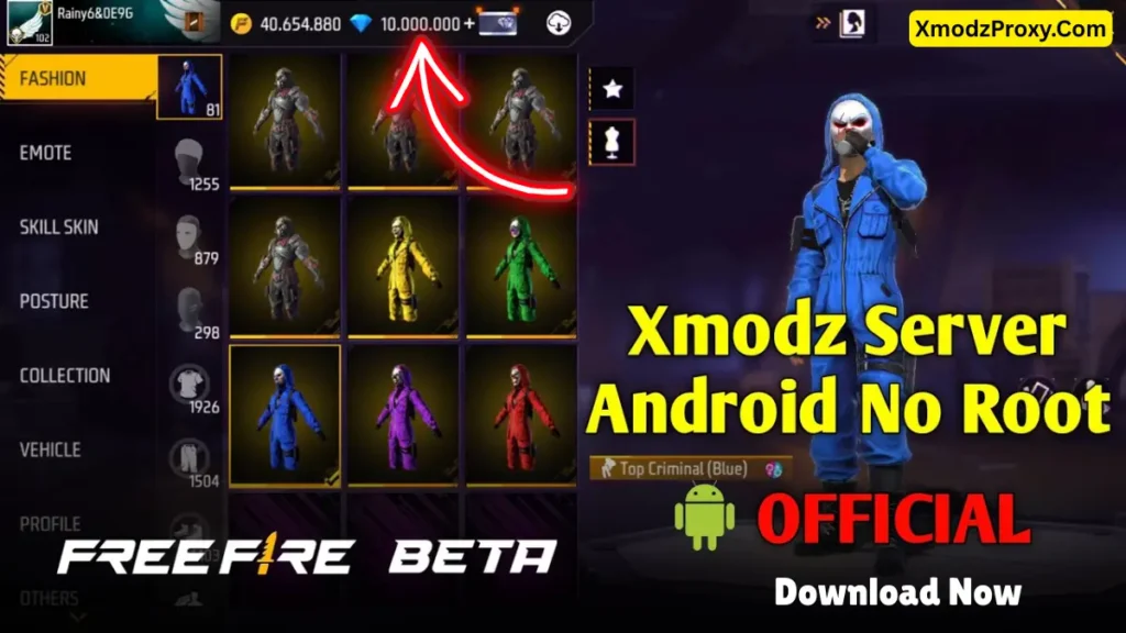 Xmodz Project Free Fire Proxy Server Download